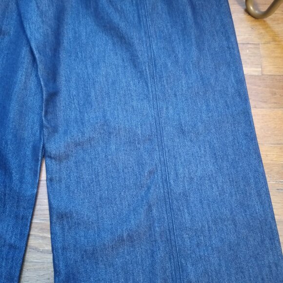 COS high rise wide leg trouser in indigo blue (sz10) - Picture 8 of 15